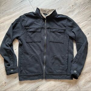 Hurley Men’s Zip Mock Neck Sweater​